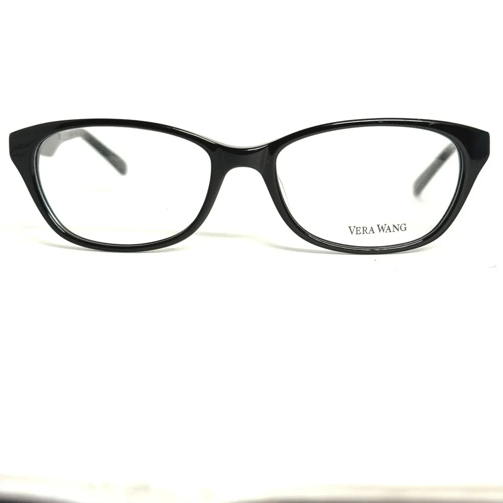 Vera Wang VA06 BK Black Cat Eye Eyeglasses Frames 53-17-140 Womens Eyewear